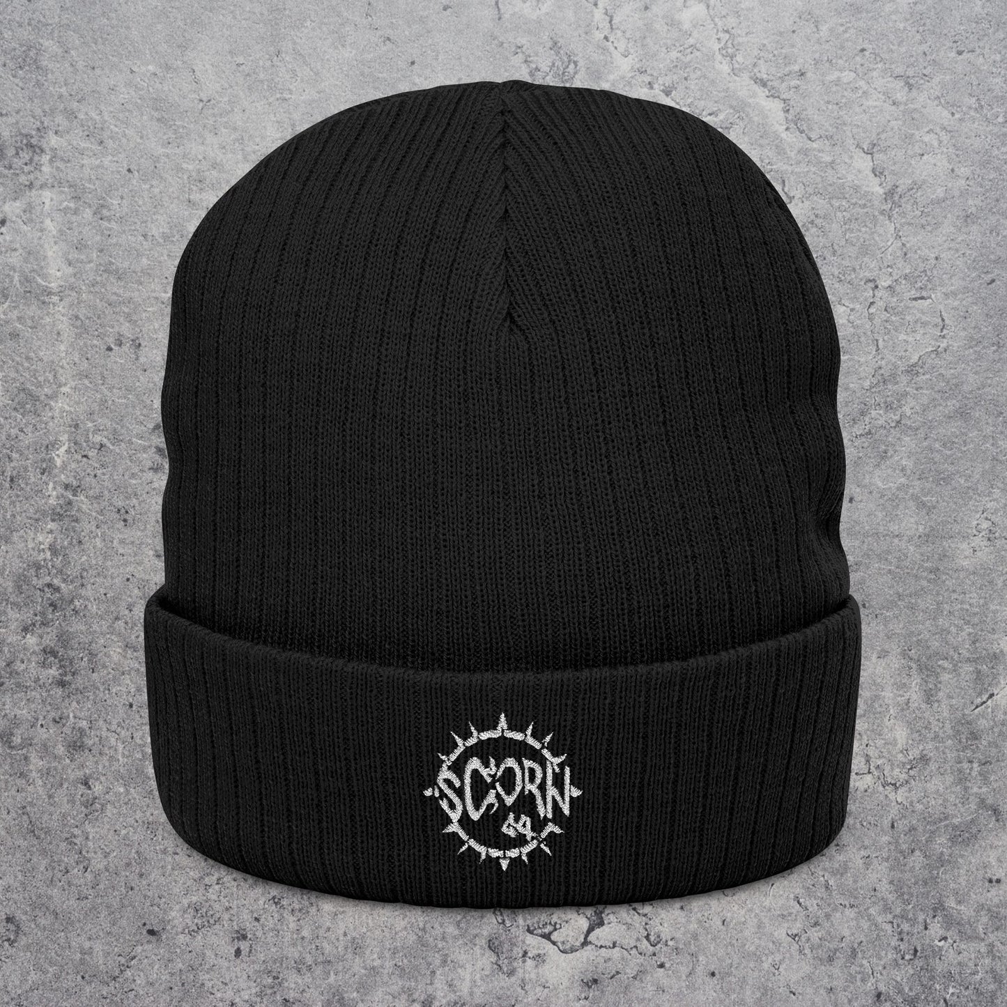 Scorn44 Embroidered Handmade Beanie Cap